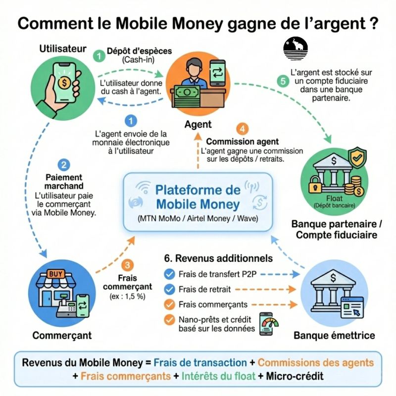 Mobile Money : l’usine à cash derrière votre écran